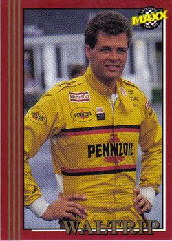 1992 Maxx (Red) #30 Michael Waltrip Front