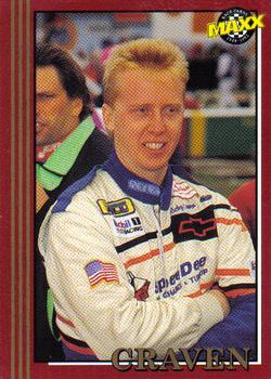 1992 Maxx (Red) #88 Ricky Craven Front