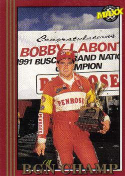 1992 Maxx (Red) #91 Bobby Labonte BGN Champ Front