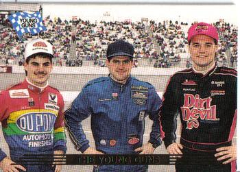 1993 Action Packed #156 Jeff Gordon / Bobby Labonte / Kenny Wallace Front