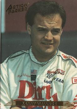 1993 Action Packed #35 Kenny Wallace Front