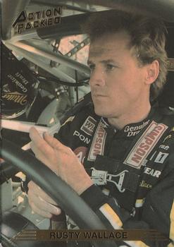 1993 Action Packed #83 Rusty Wallace Front