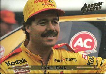 1993 Action Packed #34 Ernie Irvan Front