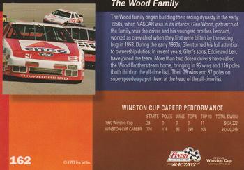 1993 Finish Line #162 Glen Wood / Leonard Wood / Eddie Wood / Len Wood Back