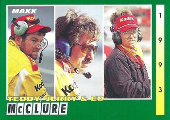1993 Maxx #109 Teddy McClure / Jerry McClure / Ed McClure Front