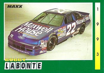 1993 Maxx #113 Bobby Labonte's Car Front