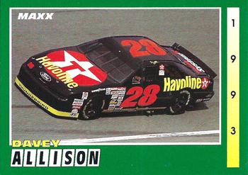 1993 Maxx #121 Davey Allison's Car Front