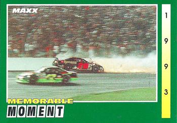 1993 Maxx #131 Davey Allison Crash Front
