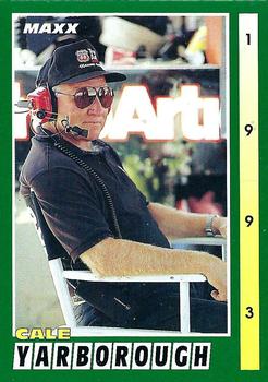 1993 Maxx #136 Cale Yarborough Front