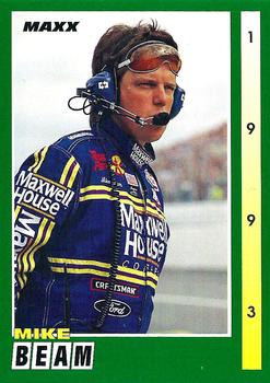 1993 Maxx #143 Mike Beam Front