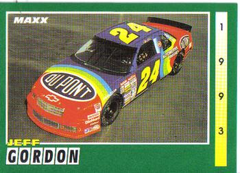 1993 Maxx #168 Jeff Gordon's Car Front