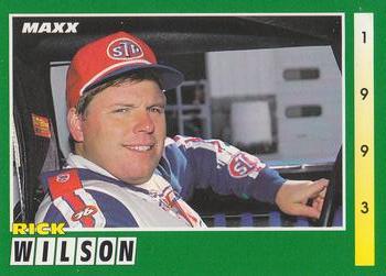 1993 Maxx #44 Rick Wilson Front