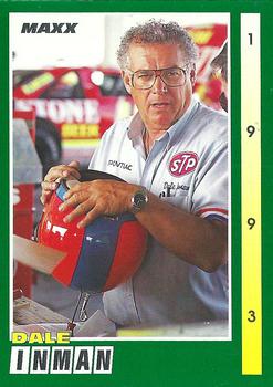 1993 Maxx #182 Dale Inman Front