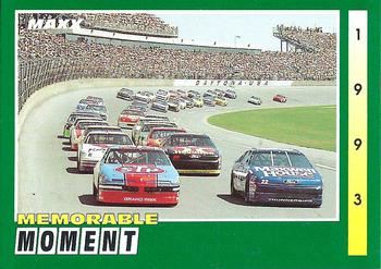 1993 Maxx #199 Daytona Int'l Speedway Front