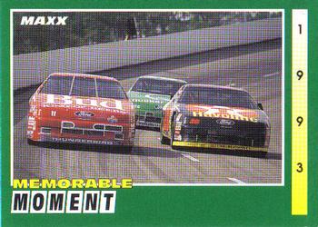 1993 Maxx #94 Davey Allison / Elliott Cars Front