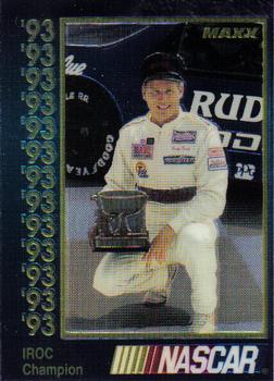 1993 Maxx Premier Plus #169 Ricky Rudd IROC Champ Front