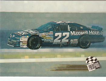 1993 Press Pass Previews #28 #22 Maxwell House Ford Thunderbird Front