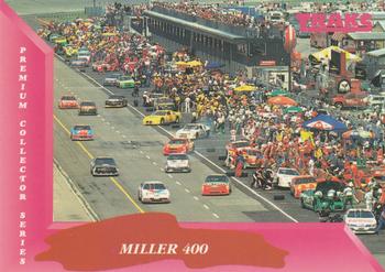 1993 Traks #77 Miller 400 Front