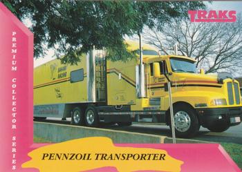 1993 Traks #125 Michael Waltrip's Transporter Front