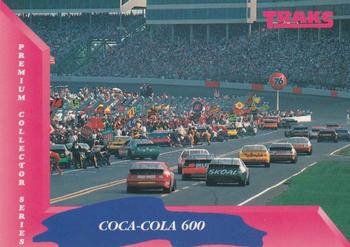 1993 Traks #147 Coca Cola 600 Front