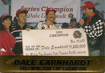 1994 Action Packed #8 Dale Earnhardt Front
