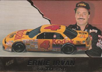 1994 Action Packed #58 Ernie Irvan w/ Car Front