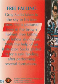 1994 Action Packed #159 Greg Sacks Back