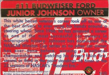 1994 Action Packed #169 Junior Johnson Back