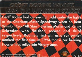 1994 Action Packed #207 Geoff Bodine Back