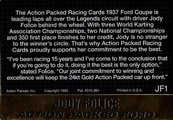 1994 Action Packed #JF1 Jody Folice Back