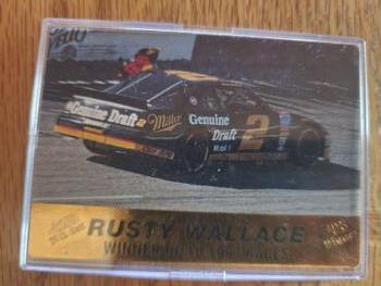 1994 Action Packed - 24K Gold #1G Rusty Wallace Front
