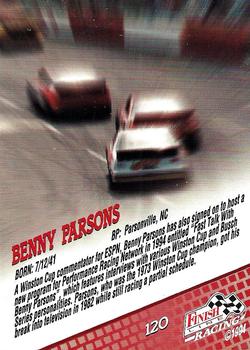 1994 Finish Line #120 Benny Parsons Back