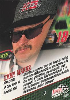 1994 Finish Line #13 Jimmy Makar Back