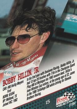 1994 Finish Line #15 Bobby Hillin Jr. Back