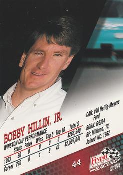 1994 Finish Line #44 Bobby Hillin Jr. Back