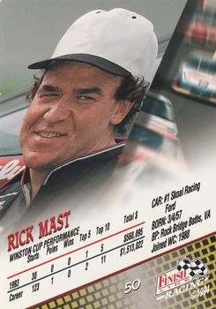 1994 Finish Line #50 Rick Mast Back