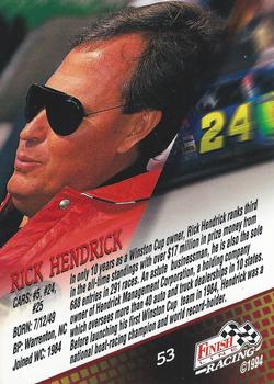 1994 Finish Line #53 Rick Hendrick Back