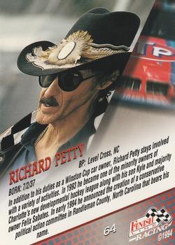 1994 Finish Line #64 Richard Petty Back