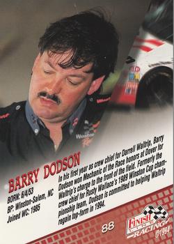 1994 Finish Line #88 Barry Dodson Back