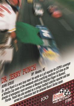 1994 Finish Line #100 Jerry Punch Back
