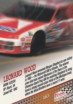 1994 Finish Line #110 Leonard Wood Back