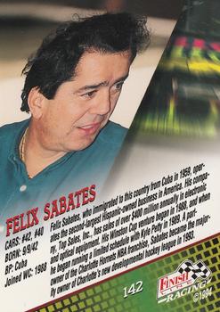 1994 Finish Line #142 Felix Sabates Back