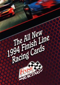 1994 Finish Line #NNO The All New 1994 Finish Line Racing Cards Front