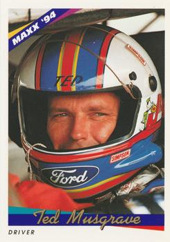 1994 Maxx #55 Ted Musgrave Front