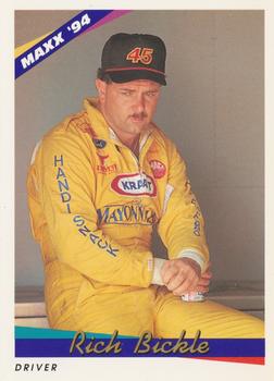 1994 Maxx #63 Rich Bickle Front
