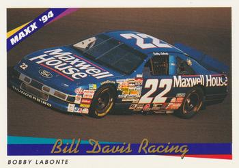 1994 Maxx #74 Bill Davis Racing Front