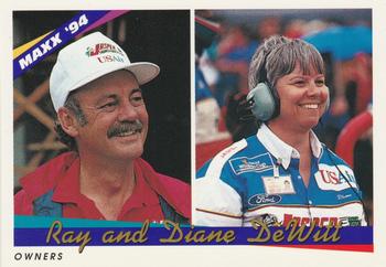 1994 Maxx #112 Ray and Diane DeWitt Front