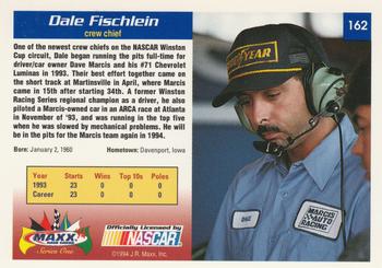 1994 Maxx #162 Dale Fischlein Back