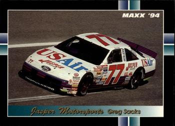 1994 Maxx #277 Greg Sacks' Car Front