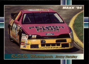 1994 Maxx #278 Jimmy Hensley's Car Front